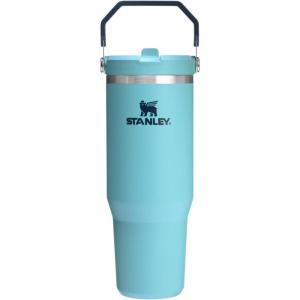 imageStanley IceFlow 20 Flip Straw Tumbler with Handle 30 oz  Twist On Lid and Flip Up Straw  Leak Resistant Water Bottle  Insulated Stainless Steel  BPAFree  ToastSummer Agave