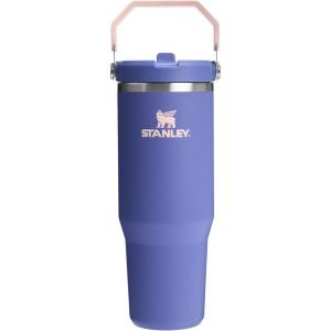 imageStanley IceFlow 20 Flip Straw Tumbler with Handle 30 oz  Twist On Lid and Flip Up Straw  Leak Resistant Water Bottle  Insulated Stainless Steel  BPAFree  ToastExclusive Lupine