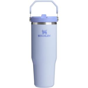 imageStanley IceFlow 20 Flip Straw Tumbler with Handle 30 oz  Twist On Lid and Flip Up Straw  Leak Resistant Water Bottle  Insulated Stainless Steel  BPAFree  ToastDew Drop