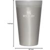 imageSTANLEY Adventure Stacking Beer Pint  16 OZStainless Steel