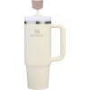imageSTANLEY Quencher Stay Smooth AntiPucker Straw Topper 2Pack  Ergonomic Sip Through Straw Cap for Tumbler with Handle  Silicone Accessory for Drinking Cup  BPAFreeSand