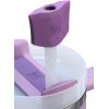 imageSTANLEY Quencher Stay Smooth AntiPucker Straw Topper 2Pack  Ergonomic Sip Through Straw Cap for Tumbler with Handle  Silicone Accessory for Drinking Cup  BPAFreeDark Lilac