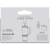 imageSTANLEY Quencher Stay Smooth AntiPucker Straw Topper 2Pack  Ergonomic Sip Through Straw Cap for Tumbler with Handle  Silicone Accessory for Drinking Cup  BPAFreeAsh