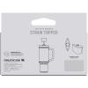 imageSTANLEY Quencher Stay Smooth AntiPucker Straw Topper 2Pack  Ergonomic Sip Through Straw Cap for Tumbler with Handle  Silicone Accessory for Drinking Cup  BPAFreeMilky White