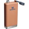 imageStanley Adventure PreParty Flask 8 oz  Leakproof Hip Flask  Hinge Connected Never Lose Cap  Insulated Stainless Steel Liquor Container  BPAFree  Hammertone GreenToast