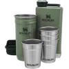imageStanley Adventure PreParty Nesting Shot Glass Set  4 Shot Glasses in Travel Carrying Case  2 oz Stainless Steel Shooters  BPAFree  Cream GlossHammertone Green