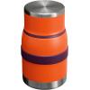 imageStanley Adventure ToGo Food Jar and Spork 24 oz  Vacuum Insulated Thermos Food Container  Wide Mouth Screw On Lid  Packable for Travel  Stainless Steel with Leakproof Lid  BPAFree  Chili RedTigerlily Plum