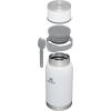 imageStanley Adventure ToGo Food Jar and Spork 24 oz  Vacuum Insulated Thermos Food Container  Wide Mouth Screw On Lid  Packable for Travel  Stainless Steel with Leakproof Lid  BPAFree  Chili RedPolar