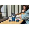 imageStanley Adventure ToGo Food Jar and Spork 24 oz  Vacuum Insulated Thermos Food Container  Wide Mouth Screw On Lid  Packable for Travel  Stainless Steel with Leakproof Lid  BPAFree  Chili RedBlue Glow