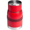 imageStanley Adventure ToGo Food Jar and Spork 24 oz  Vacuum Insulated Thermos Food Container  Wide Mouth Screw On Lid  Packable for Travel  Stainless Steel with Leakproof Lid  BPAFree  Chili RedChili Red
