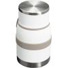 imageStanley Adventure ToGo Food Jar and Spork 24 oz  Vacuum Insulated Thermos Food Container  Wide Mouth Screw On Lid  Packable for Travel  Stainless Steel with Leakproof Lid  BPAFree  Chili RedFrost
