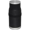 imageStanley Adventure ToGo Food Jar and Spork 24 oz  Vacuum Insulated Thermos Food Container  Wide Mouth Screw On Lid  Packable for Travel  Stainless Steel with Leakproof Lid  BPAFree  Chili RedBlack Glow