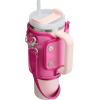 imageStanley All Day Quencher Carry All for 40 oz Tumbler with Handle  Crossbody Bag with Phone Holder Pocket Card Sleeve ampamp Detachable Strap  Water Bottle Carrier Bag  BPAFree  Rose QuartzPeony