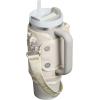 imageStanley All Day Quencher Carry All for 40 oz Tumbler with Handle  Crossbody Bag with Phone Holder Pocket Card Sleeve ampamp Detachable Strap  Water Bottle Carrier Bag  BPAFree  Rose QuartzCream
