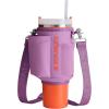 imageStanley All Day Quencher Carry All for 40 oz Tumbler with Handle  Crossbody Bag with Phone Holder Pocket Card Sleeve ampamp Detachable Strap  Water Bottle Carrier Bag  BPAFree  Rose QuartzLilac