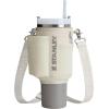 imageStanley All Day Quencher Carry All for 40 oz Tumbler with Handle  Crossbody Bag with Phone Holder Pocket Card Sleeve ampamp Detachable Strap  Water Bottle Carrier Bag  BPAFree  Rose QuartzCream