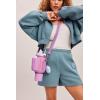 imageStanley All Day Quencher Carry All for 40 oz Tumbler with Handle  Crossbody Bag with Phone Holder Pocket Card Sleeve ampamp Detachable Strap  Water Bottle Carrier Bag  BPAFree  Rose QuartzLilac