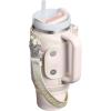 imageStanley All Day Quencher Carry All for 40 oz Tumbler with Handle  Crossbody Bag with Phone Holder Pocket Card Sleeve ampamp Detachable Strap  Water Bottle Carrier Bag  BPAFree  Rose QuartzRose Quartz
