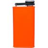 imageStanley Classic Easy Fill Wide Mouth Flask 8 oz  Leakproof Hip Flask  Hinge Connected Never Lose Cap  Insulated Stainless Steel Liquor Container  BPAFree  Wisteria ShineBlaze Orange
