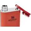imageStanley Classic Easy Fill Wide Mouth Flask 8 oz  Leakproof Hip Flask  Hinge Connected Never Lose Cap  Insulated Stainless Steel Liquor Container  BPAFree  Wisteria ShineCinnamon