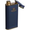 imageStanley Classic Easy Fill Wide Mouth Flask 8 oz  Leakproof Hip Flask  Hinge Connected Never Lose Cap  Insulated Stainless Steel Liquor Container  BPAFree  Wisteria ShineTwilight