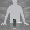 imageStanley Classic Easy Fill Wide Mouth Flask 8 oz  Leakproof Hip Flask  Hinge Connected Never Lose Cap  Insulated Stainless Steel Liquor Container  BPAFree  Wisteria ShineHammertone Green