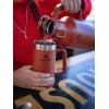 imageStanley Classic EasyPour Growler 64 oz  Keeps Beer Cold or Coffee Hot  Leakproof Steel Lined Lid and Easy to Carry Handle  Insulated Stainless Steel  BPAFree  AshCinnamon