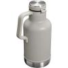 imageStanley Classic EasyPour Growler 64 oz  Keeps Beer Cold or Coffee Hot  Leakproof Steel Lined Lid and Easy to Carry Handle  Insulated Stainless Steel  BPAFree  AshAsh