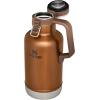 imageStanley Classic EasyPour Growler 64 oz  Keeps Beer Cold or Coffee Hot  Leakproof Steel Lined Lid and Easy to Carry Handle  Insulated Stainless Steel  BPAFree  AshMaple