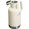 imageStanley Classic EasyPour Growler 64 oz  Keeps Beer Cold or Coffee Hot  Leakproof Steel Lined Lid and Easy to Carry Handle  Insulated Stainless Steel  BPAFree  AshCream Gloss