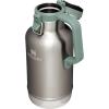 imageStanley Classic EasyPour Growler 64 oz  Keeps Beer Cold or Coffee Hot  Leakproof Steel Lined Lid and Easy to Carry Handle  Insulated Stainless Steel  BPAFree  AshStainless Steel Shale