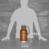 imageStanley Classic EasyPour Growler 64 oz  Keeps Beer Cold or Coffee Hot  Leakproof Steel Lined Lid and Easy to Carry Handle  Insulated Stainless Steel  BPAFree  AshMaple