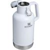imageStanley Classic EasyPour Growler 64 oz  Keeps Beer Cold or Coffee Hot  Leakproof Steel Lined Lid and Easy to Carry Handle  Insulated Stainless Steel  BPAFree  AshFrost Gloss