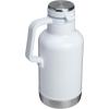 imageStanley Classic EasyPour Growler 64 oz  Keeps Beer Cold or Coffee Hot  Leakproof Steel Lined Lid and Easy to Carry Handle  Insulated Stainless Steel  BPAFree  AshFrost Gloss