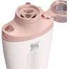 imageStanley Cross Bottle 23 oz  Travel Water Bottle with Jacquard Strap  Leakproof Tritan Lid with Removable Straw  Insulated Stainless Steel  BPAFree  Dried PineRose Quartz