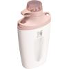 imageStanley Cross Bottle 23 oz  Travel Water Bottle with Jacquard Strap  Leakproof Tritan Lid with Removable Straw  Insulated Stainless Steel  BPAFree  Dried PineRose Quartz