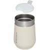 imageStanley GO Everyday Wine Tumbler 10 oz  Press Fit Drink Through Lid  Beverage Coffee and Cocktail Cup  Insulated Stainless Steel Wine Glass  BPAFree  PolarCream Gloss