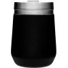 imageStanley GO Everyday Wine Tumbler 10 oz  Press Fit Drink Through Lid  Beverage Coffee and Cocktail Cup  Insulated Stainless Steel Wine Glass  BPAFree  PolarMatte Black