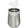 imageStanley GO Everyday Wine Tumbler 10 oz  Press Fit Drink Through Lid  Beverage Coffee and Cocktail Cup  Insulated Stainless Steel Wine Glass  BPAFree  PolarStainless Steel