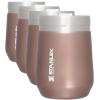 imageStanley GO Everyday Wine Tumbler 10 oz  Press Fit Drink Through Lid  Beverage Coffee and Cocktail Cup  Insulated Stainless Steel Wine Glass  BPAFree  PolarRose Quartz Glow