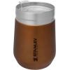 imageStanley GO Everyday Wine Tumbler 10 oz  Press Fit Drink Through Lid  Beverage Coffee and Cocktail Cup  Insulated Stainless Steel Wine Glass  BPAFree  PolarMaple