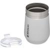 imageStanley GO Everyday Wine Tumbler 10 oz  Press Fit Drink Through Lid  Beverage Coffee and Cocktail Cup  Insulated Stainless Steel Wine Glass  BPAFree  PolarAsh