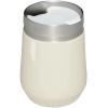 imageStanley GO Everyday Wine Tumbler 10 oz  Press Fit Drink Through Lid  Beverage Coffee and Cocktail Cup  Insulated Stainless Steel Wine Glass  BPAFree  PolarCream Gloss