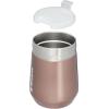 imageStanley GO Everyday Wine Tumbler 10 oz  Press Fit Drink Through Lid  Beverage Coffee and Cocktail Cup  Insulated Stainless Steel Wine Glass  BPAFree  PolarRose Quartz Glow