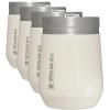 imageStanley GO Everyday Wine Tumbler 10 oz  Press Fit Drink Through Lid  Beverage Coffee and Cocktail Cup  Insulated Stainless Steel Wine Glass  BPAFree  PolarCream Gloss