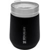 imageStanley GO Everyday Wine Tumbler 10 oz  Press Fit Drink Through Lid  Beverage Coffee and Cocktail Cup  Insulated Stainless Steel Wine Glass  BPAFree  PolarMatte Black