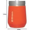 imageStanley GO Everyday Wine Tumbler 10 oz  Press Fit Drink Through Lid  Beverage Coffee and Cocktail Cup  Insulated Stainless Steel Wine Glass  BPAFree  PolarTigerlilly