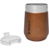 imageStanley GO Everyday Wine Tumbler 10 oz  Press Fit Drink Through Lid  Beverage Coffee and Cocktail Cup  Insulated Stainless Steel Wine Glass  BPAFree  PolarMaple