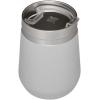 imageStanley GO Everyday Wine Tumbler 10 oz  Press Fit Drink Through Lid  Beverage Coffee and Cocktail Cup  Insulated Stainless Steel Wine Glass  BPAFree  PolarAsh