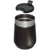 imageStanley GO Everyday Wine Tumbler 10 oz  Press Fit Drink Through Lid  Beverage Coffee and Cocktail Cup  Insulated Stainless Steel Wine Glass  BPAFree  PolarCharcoal Glow